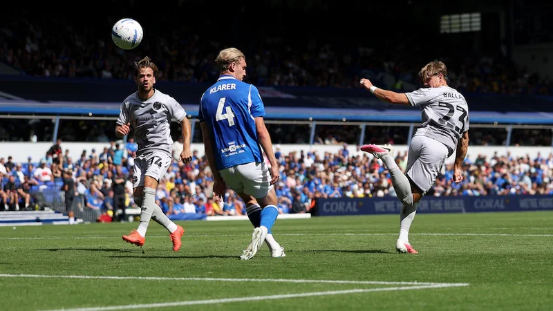 Bristol City striker's stunning backheel goal in England goes viral