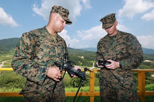 U.S. Marines stage live-fire drills involving FPV drones for 1st time in S. Korea