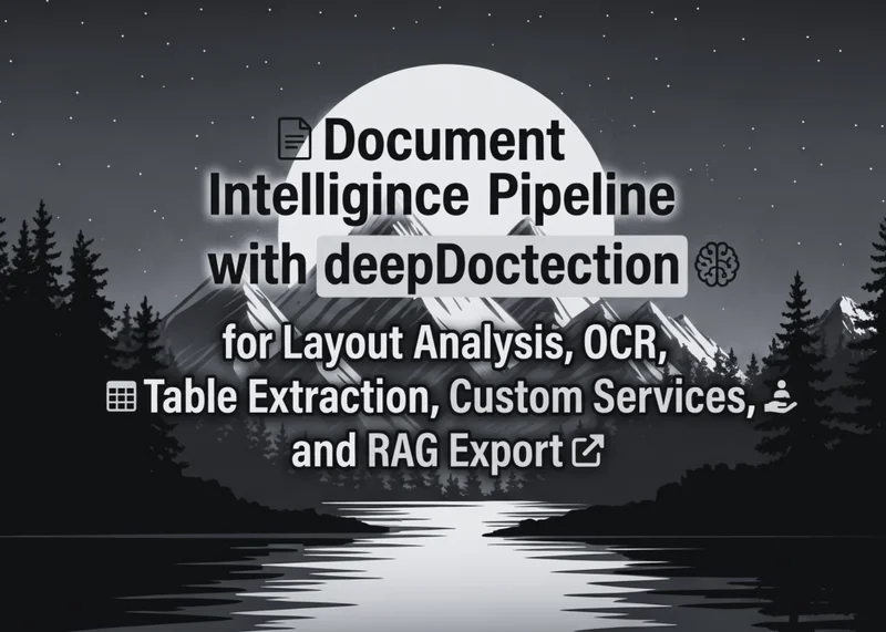 Building an End-to-End Document Intelligence Pipeline with deepDoctection