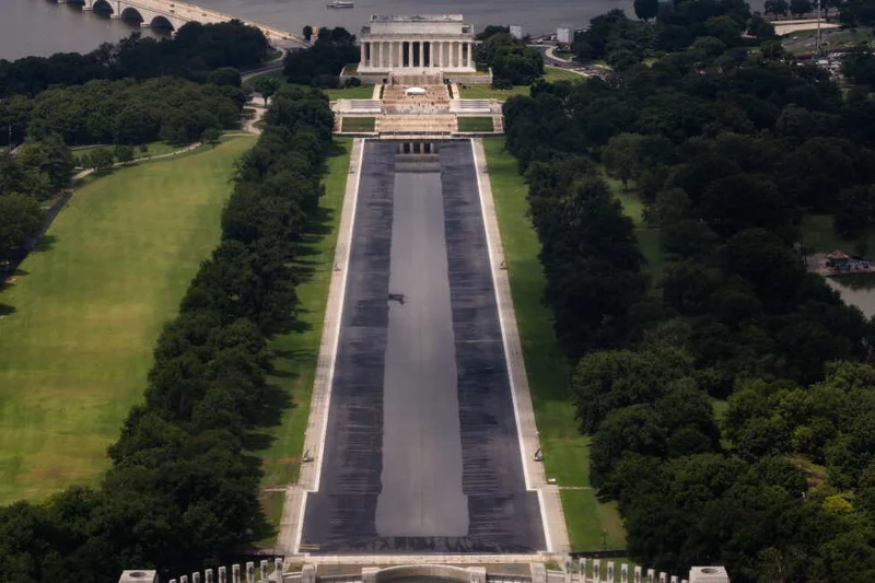 FACT FOCUS: A look at Trump’s false and misleading claims about the Reflecting Pool