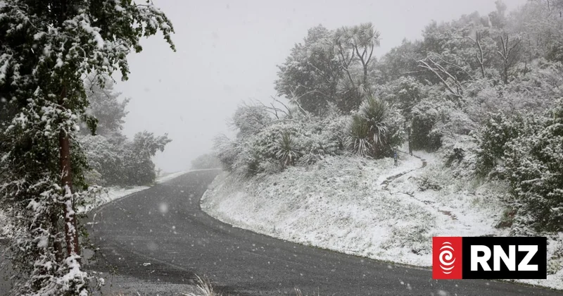 Drivers warned about snow on roads in South Island, Cook Strait ferries cancelled