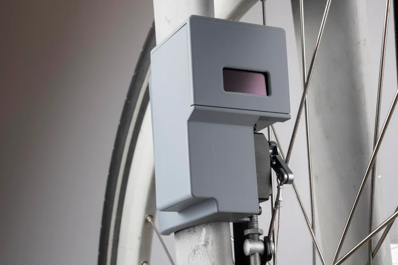 When housing is unaffordable, this artist’s device makes pedaling harder