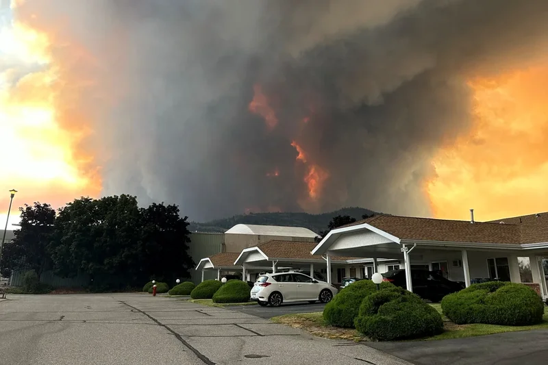 Tens of thousands flee Canada wildfire as state of emergency declared
