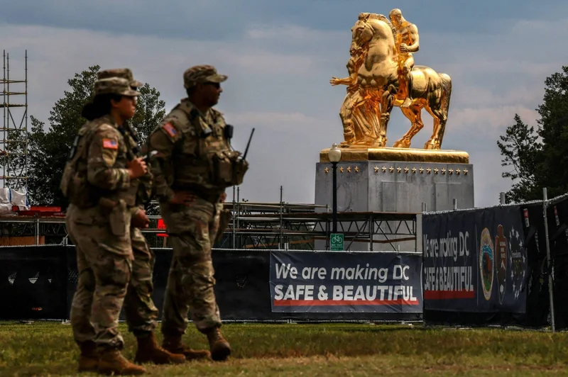 Trump put thousands of soldiers on Washington’s streets. They seldom stop crime.