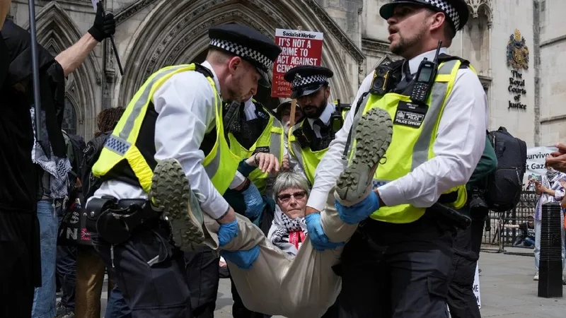 'This isn't the Britain I grew up in': The elderly activists raided by police over Palestine Action videos