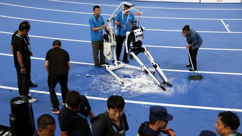 At China's 'robot Olympics', humanoids spar, sprint and perform taichi