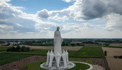 A Towering 182-Feet-Tall Statue in Rural Poland Is Now the Tallest Virgin Mary in All of Europe. Locals Hope It Will Become a Tourist Destination