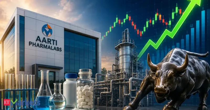 Aarti Pharmalabs shares hit 20% upper circuit as Q1 net profit surges 65% YoY to Rs 76 crore