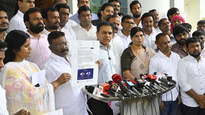 Tesseract land deal is bigger than MUDA scam, says KTR