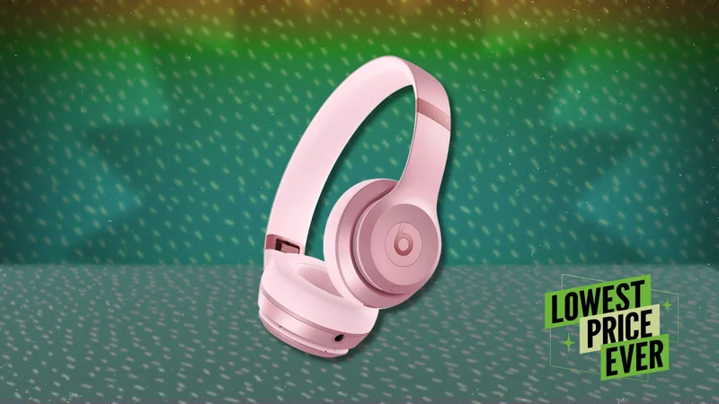 These Amazon-Exclusive Metallic Pink Beats Headphones Are 50% Off