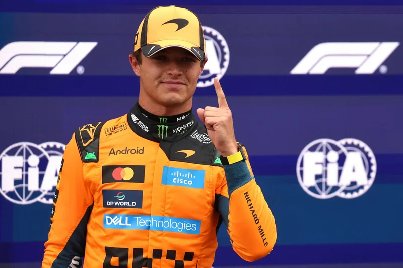 Lando Norris pips Russell and Antonelli to take pole at blustery Dutch Grand Prix