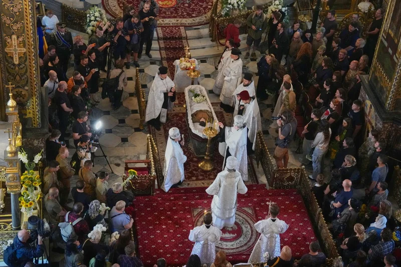 Ukraine honors its ‘collector of souls’ killed while recovering the war dead
