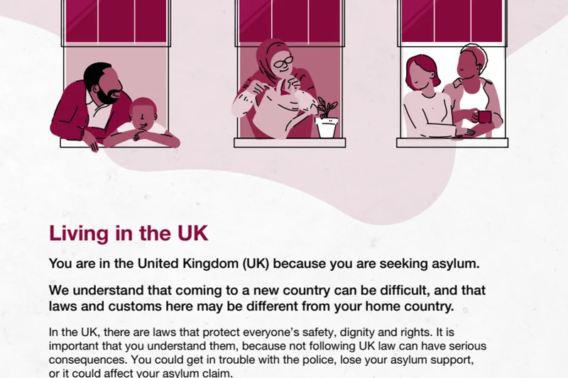 Minister defends Home Office booklet urging asylum seekers not to rape women