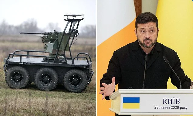 Ukraine aims to have 50,000 combat robots built this year - as Zelensky pleads for allies to provide missile shield