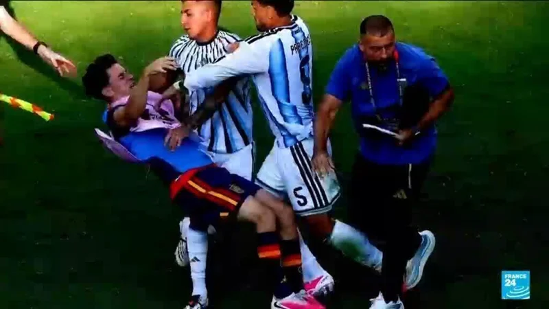 FIFA sanctions Argentina over brawl at World Cup final game
