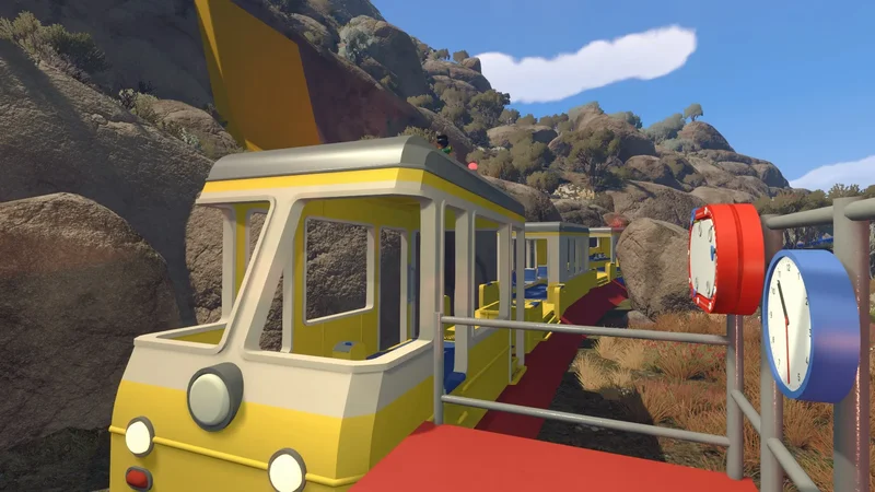 How to use the train in Big Walk