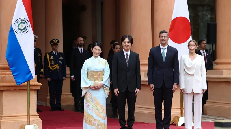 Japan’s crown prince honours settlers who built Paraguay ties