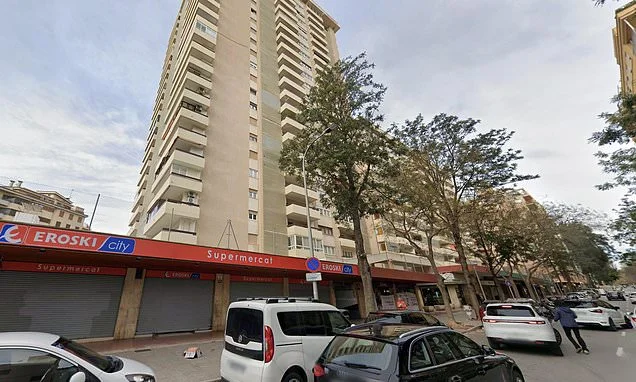 Two people having a drink at bar are crushed by man after he plunged from Majorcan apartment block