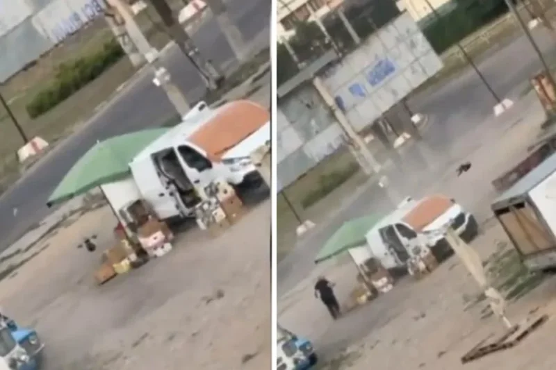 Ukraine shares video of Russian drone ‘hunting down’ market vendor