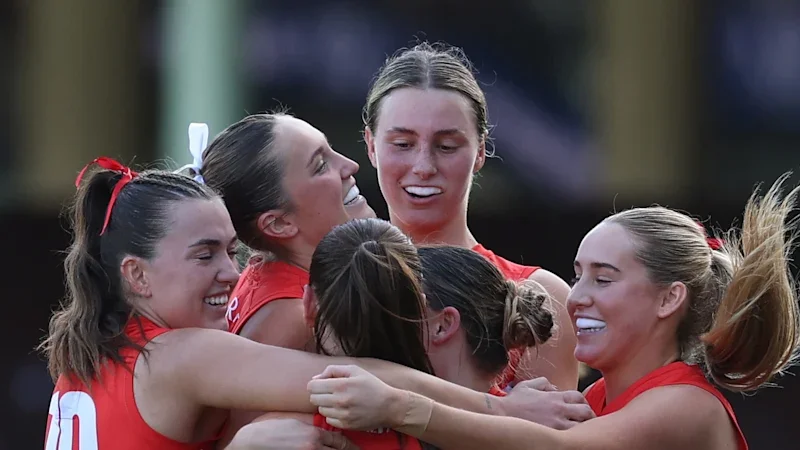 Swans’ AFLW team ride record support for win