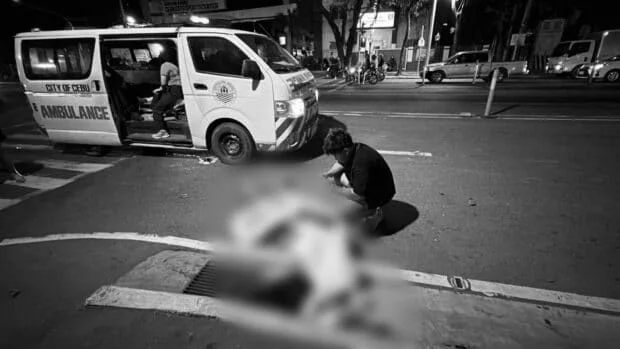 Motorcycle rider dies in collision with taxi on Osmeña Blvd.