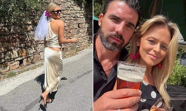 Emily Atack is married! Actress ties the knot with partner Alistair Garner in intimate UK ceremony surrounded by 'close family and friends' - ahead of Spanish nuptials