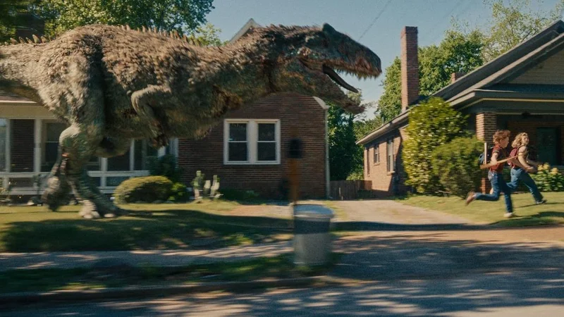 ‘The End of Oak Street’ movie review: Dino-mite Amblin throwback is a roaring good time