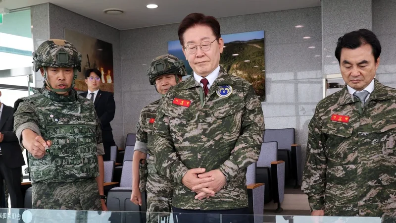 South Korea’s president proposes formal end to Korean war talks with North