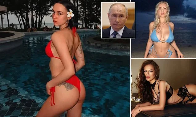 Now Putin goes to war... on OnlyFans models: Vladimir hunts down glamorous young women who fail to follow his 'traditional values'