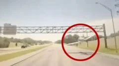 Watch: Small plane makes emergency landing on Florida highway