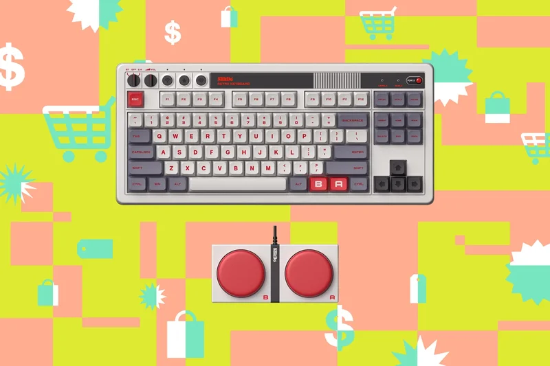 This 8BitDo mechanical keyboard has an extra keypad and is 30 percent off