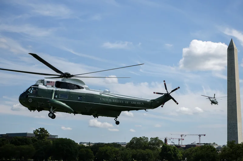 FAA says it is investigating Trump helicopter safety incident in Washington