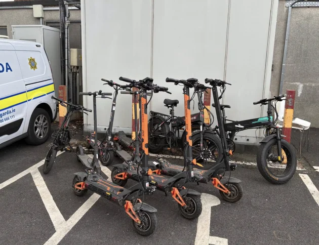 Over 160 e-bikes and e-scooters among seizures during garda day of action