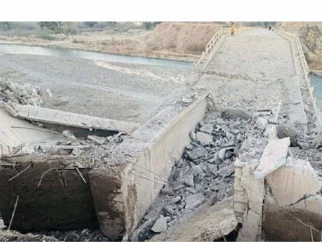 Key bridge blown up in Mastung