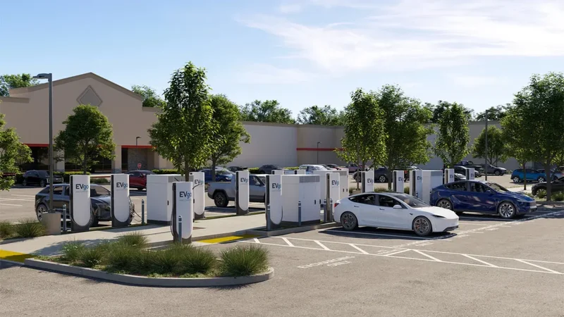 EVgo starts building Tesla Superchargers under license