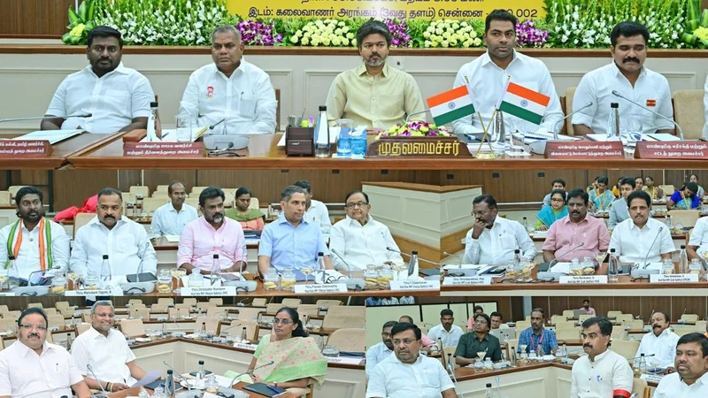 T.N. MPs’ meeting convened by CM Vijay seeks freeze on 543 Lok Sabha seats