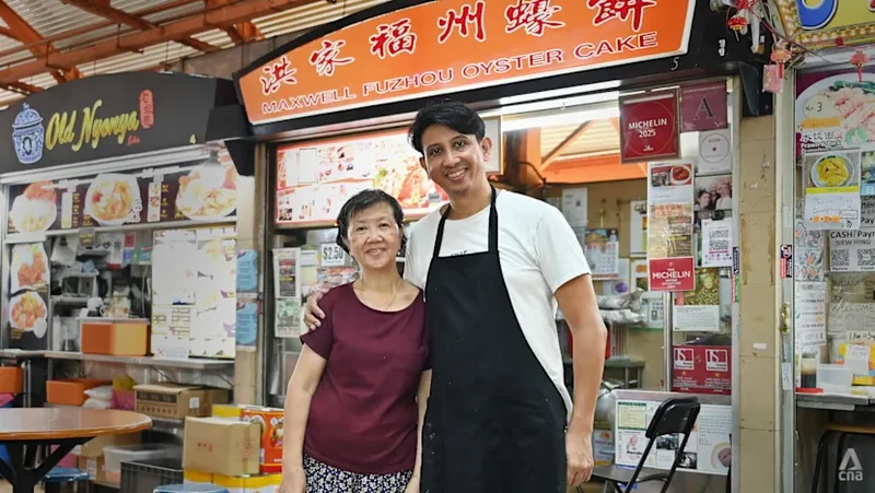 The Singaporean who gets mistaken for a foreigner while running his family's Fuzhou oyster cake stall