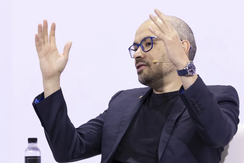 DeepMind’s Demis Hassabis was everywhere—except the office