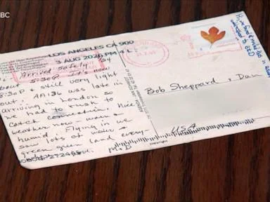 WATCH:  Long Beach man receives late postcard from his parents 26 years later
