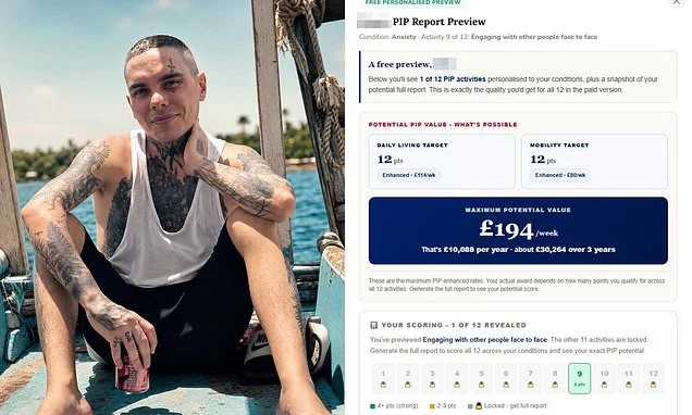 Website offers advice on securing PIP handouts for just £50 as number of people claiming the disability benefit passes four million