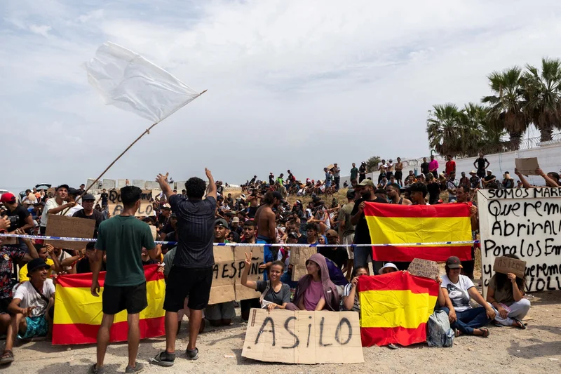 Moroccan security forces arrest nearly 300 migrants trying to reach Spain's Ceuta