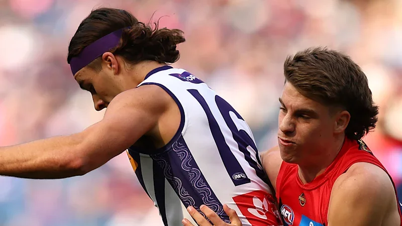 Star Dockers midfielder in doubt to take on Crows after hit to ‘nether regions’