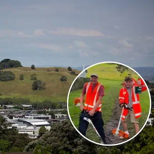 City Slikas claim obscene Auckland Ōhinerau/Mt Hobson mowing prank as police contacted