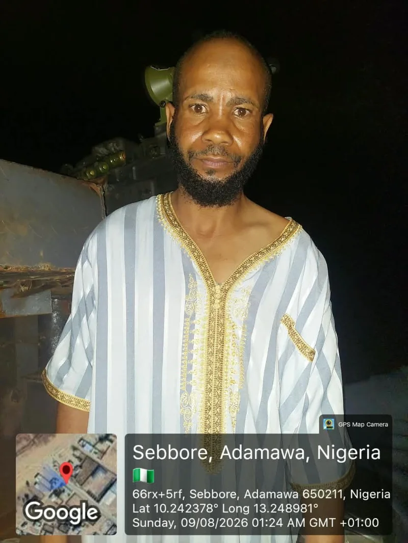 Troops arrest suspected terrorist collaborator in Adamawa [PHOTO]
