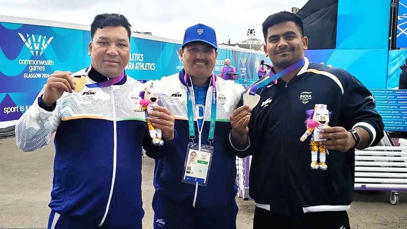 Land mine blast survivor Soman Rana scripts golden CWG story