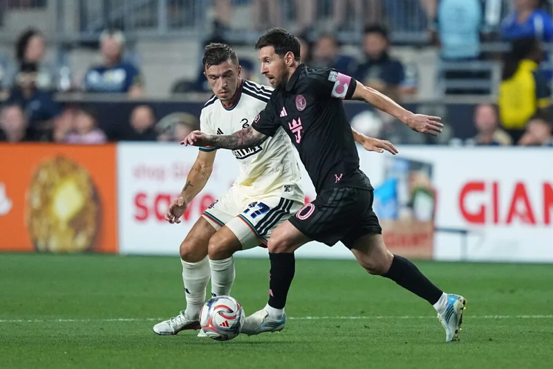 Messi has a goal and assist as Inter Miami plays the Union to a 2-2 draw