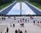 Trump admits reflecting pool makeover was rushed but renews vandalism claim