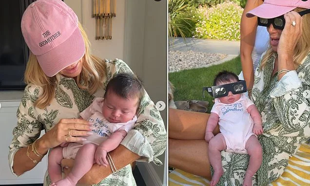 Amanda Holden fights back tears as she's asked to be godmother to her friend's baby on a 'magical day'