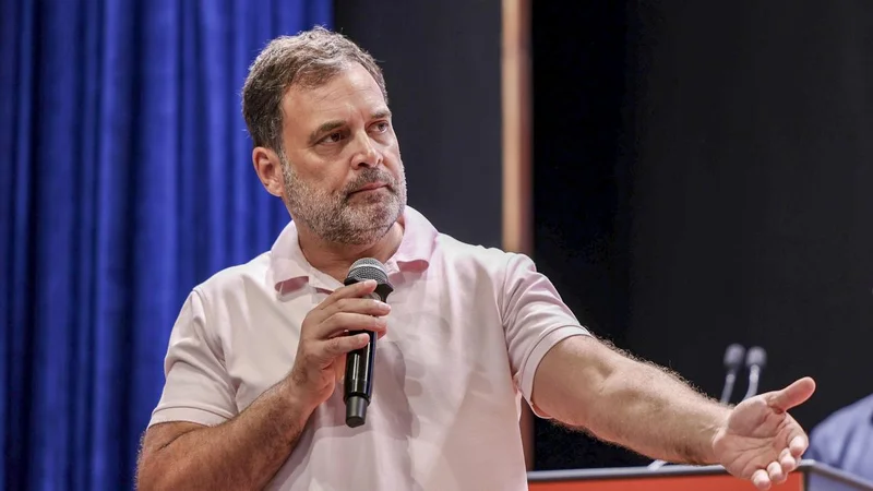 Watch: Rahul Gandhi slams PM Modi over ‘forgiving students’ remark