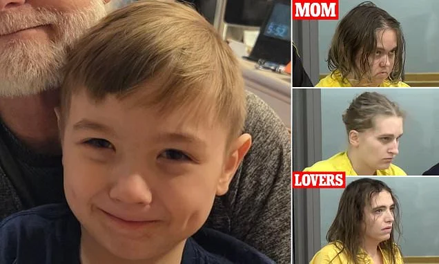 Mother and her two transgender lovers 'failed miserably' as parents before death of boy, 7, they're now accused of murdering